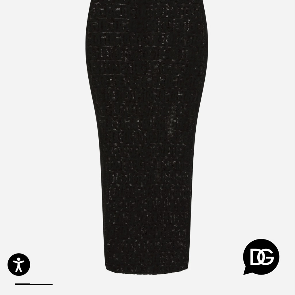 Elegant Black Lace Skirt